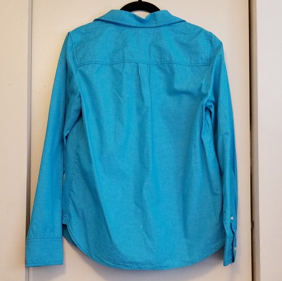 J. Crew Women's Shirt Blue, Size Small, Popover - Picture 3 of 6